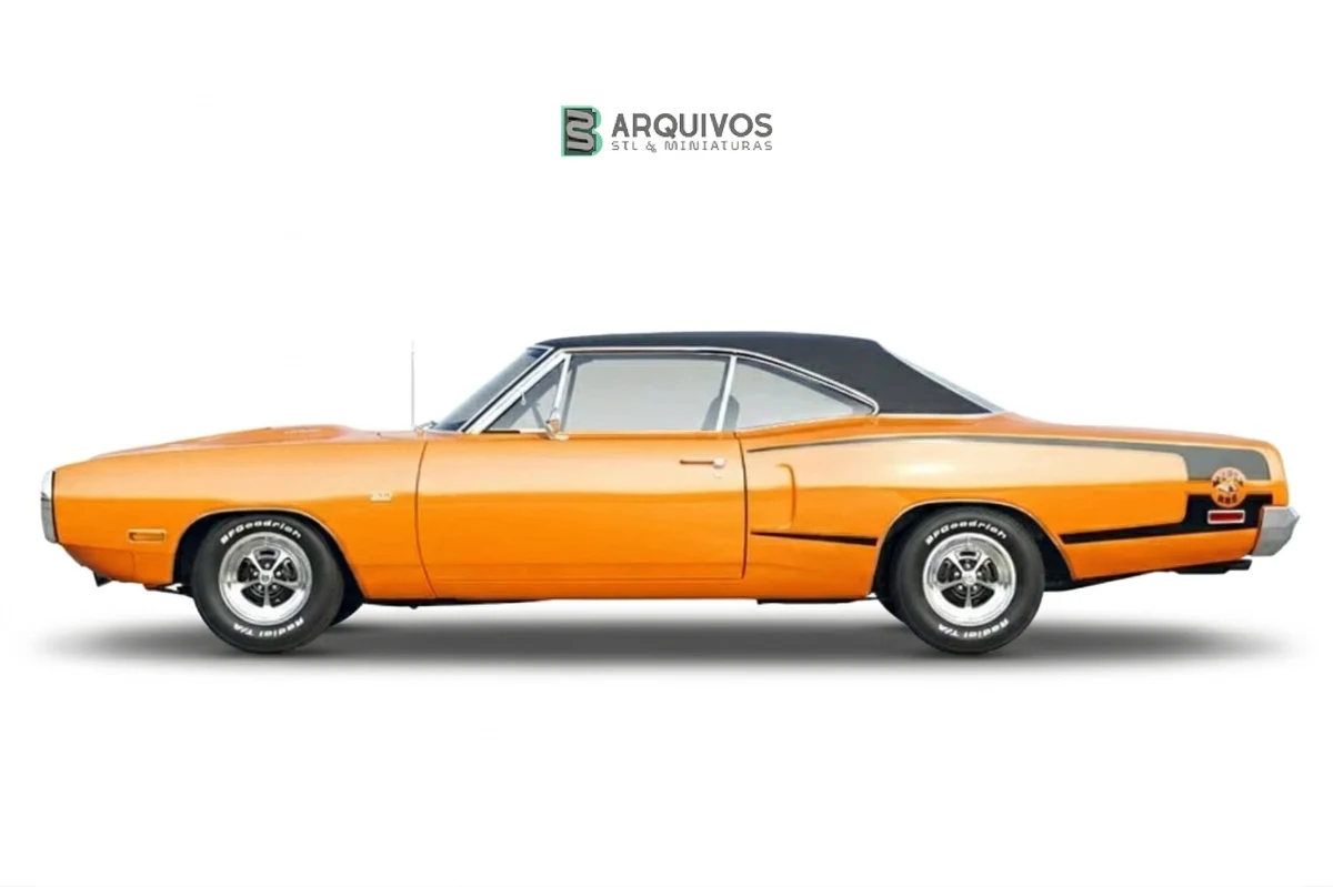Modelo 3D STL - Dodge Super Bee 1970 — foto 3